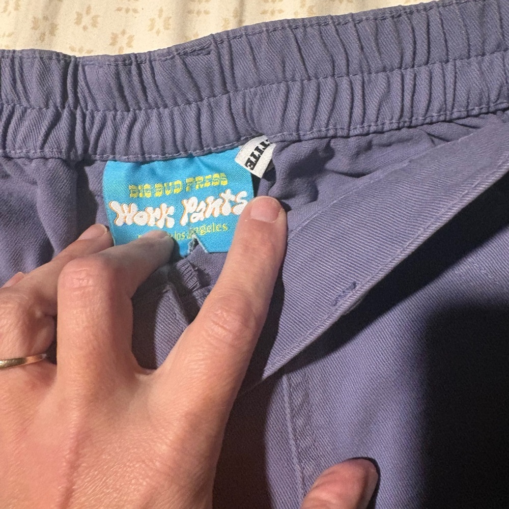 Big Bud Press lavender work pants medium petite